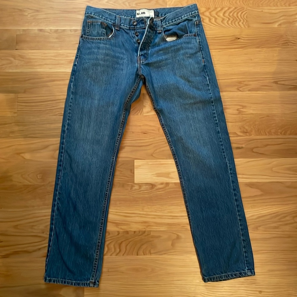 Topman size 32R slim fit denim jeans